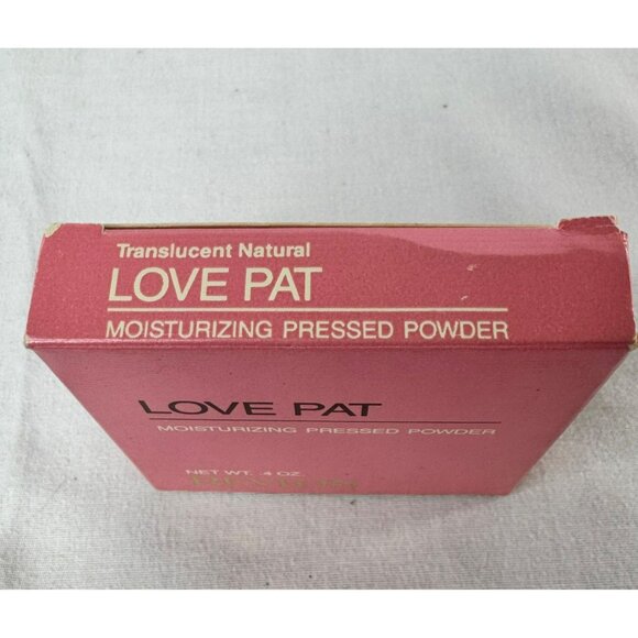 Vtg Revlon Love Pat Moisturizing Pressed Powder W/ Puff 4 Oz Translucent Natural - Picture 7 of 8
